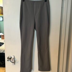Gray Straight-Leg Pants